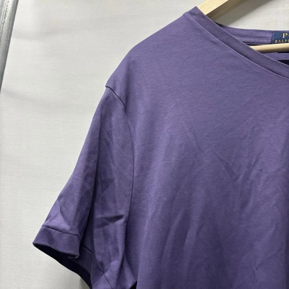 Polo Ralph Lauren Mens V-neck Custom Slim Fit Size XXL Old Money Preppy‎ Golf